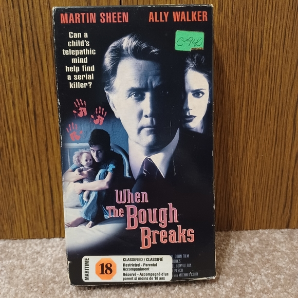 When The Bough Breaks VHS - Picture 1 of 5
